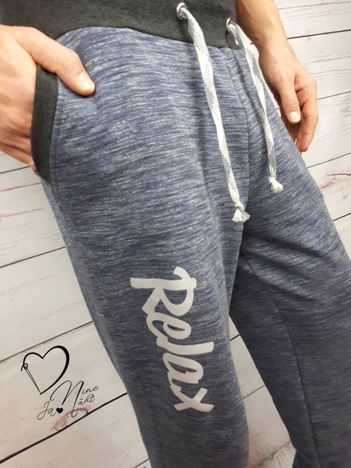 Papierschnittmuster Jogginghose Chris für Herren von Fadenkäfer 