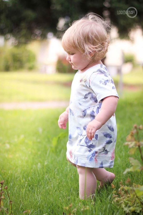 Papierschnittmuster Kleid Isabell Kinder von Fadenkäfer