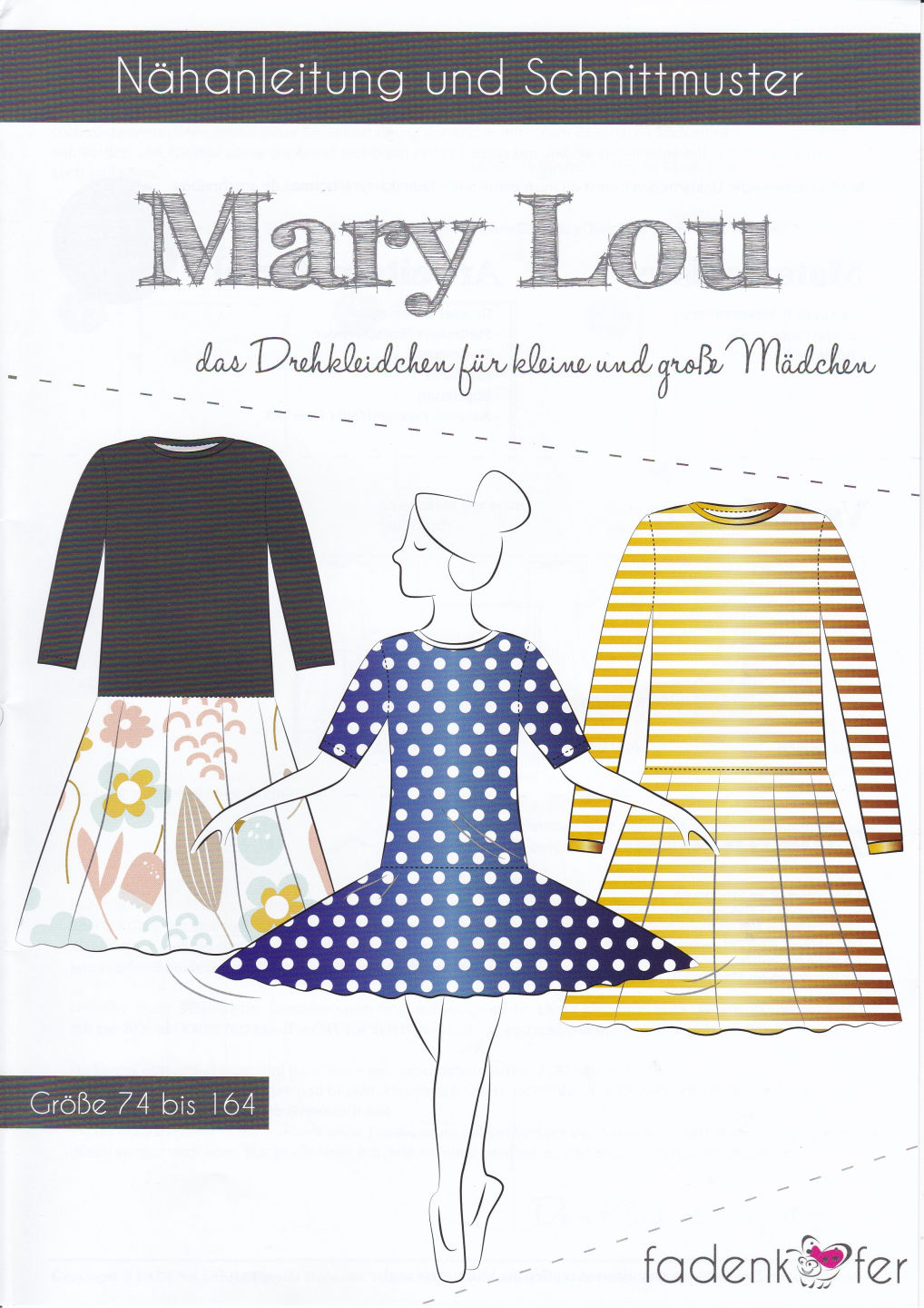Papierschnittmuster Mary Lou Kinder von Fadenkäfer