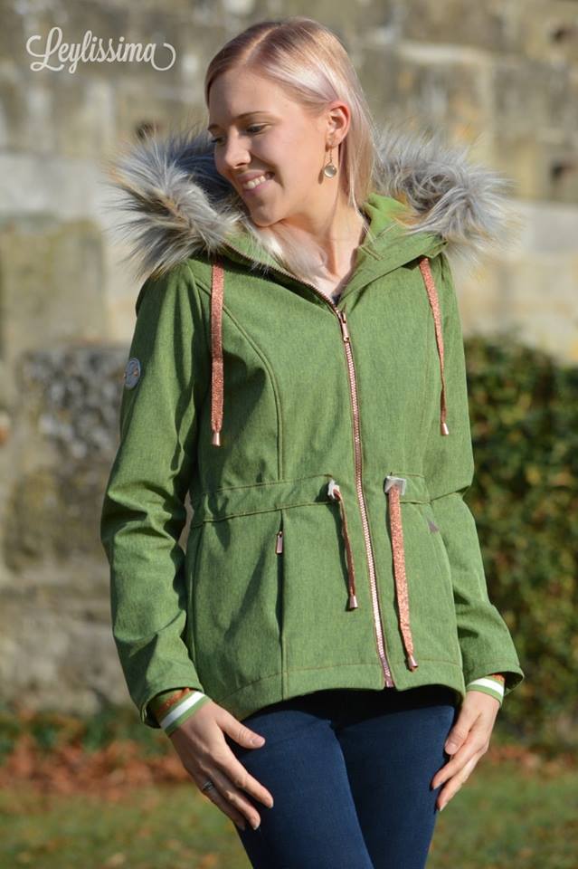 Papierschnittmuster Softshelljacke Damen von Fadenkäfer