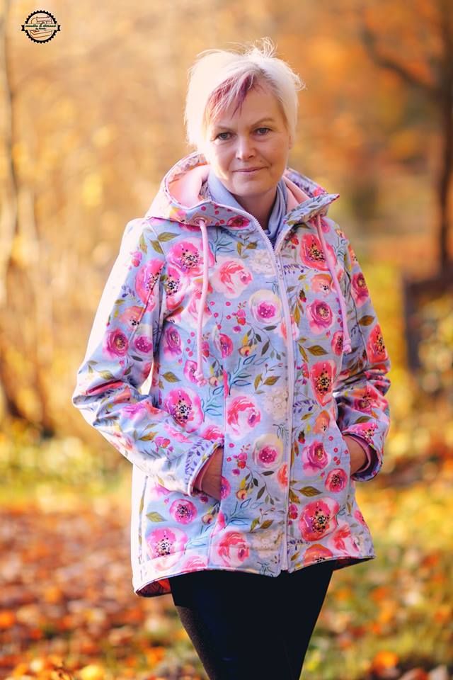 Papierschnittmuster Softshelljacke Damen von Fadenkäfer
