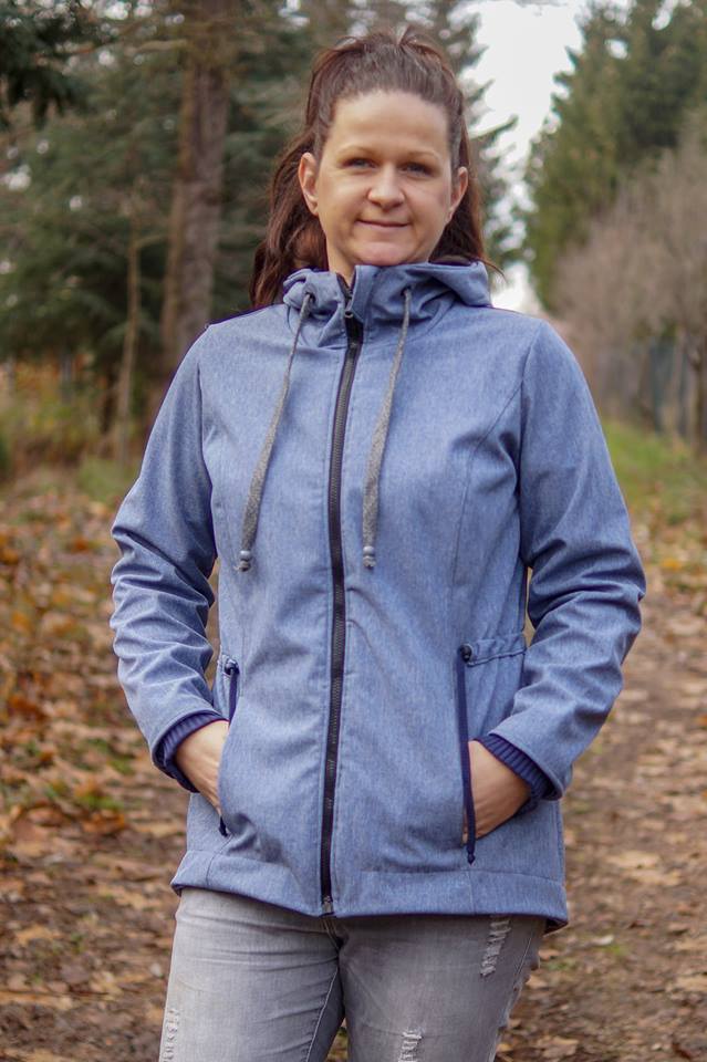 Papierschnittmuster Softshelljacke Damen von Fadenkäfer