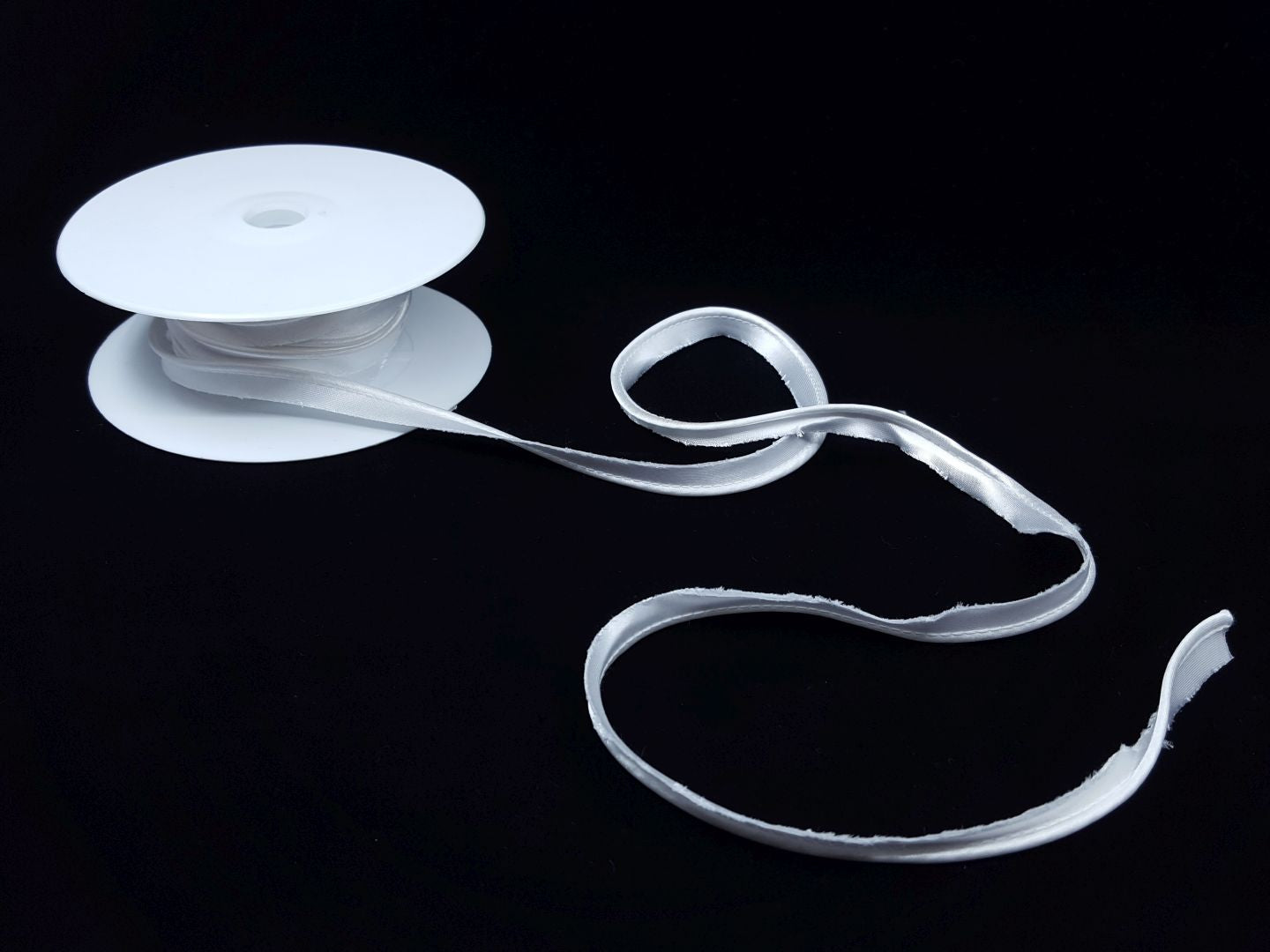Paspel Satin weiss