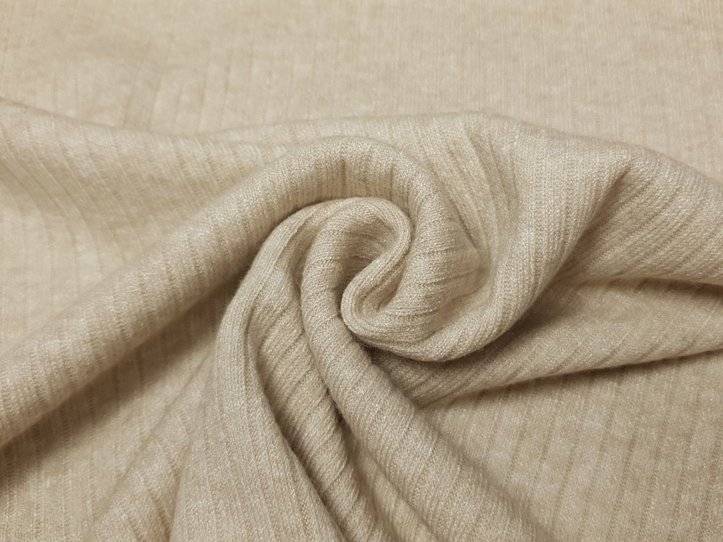 Einzelstück Pastell Strick beige melange