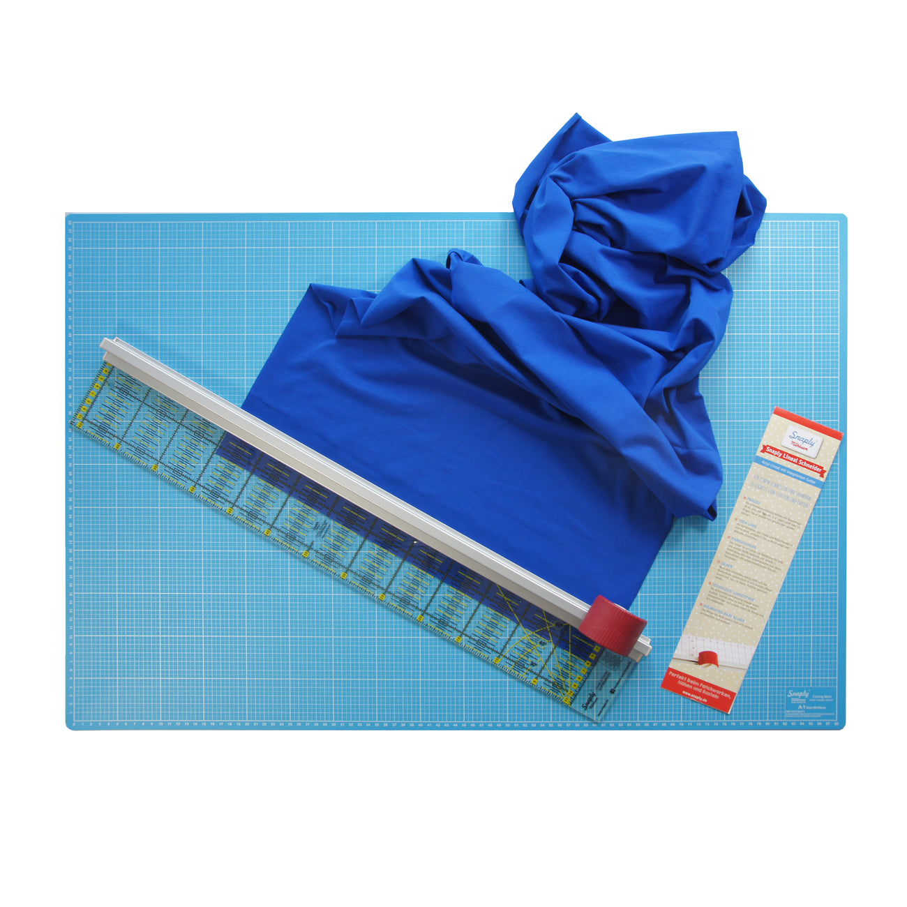 Patchwork Lineal mit integriertem Rollschneider