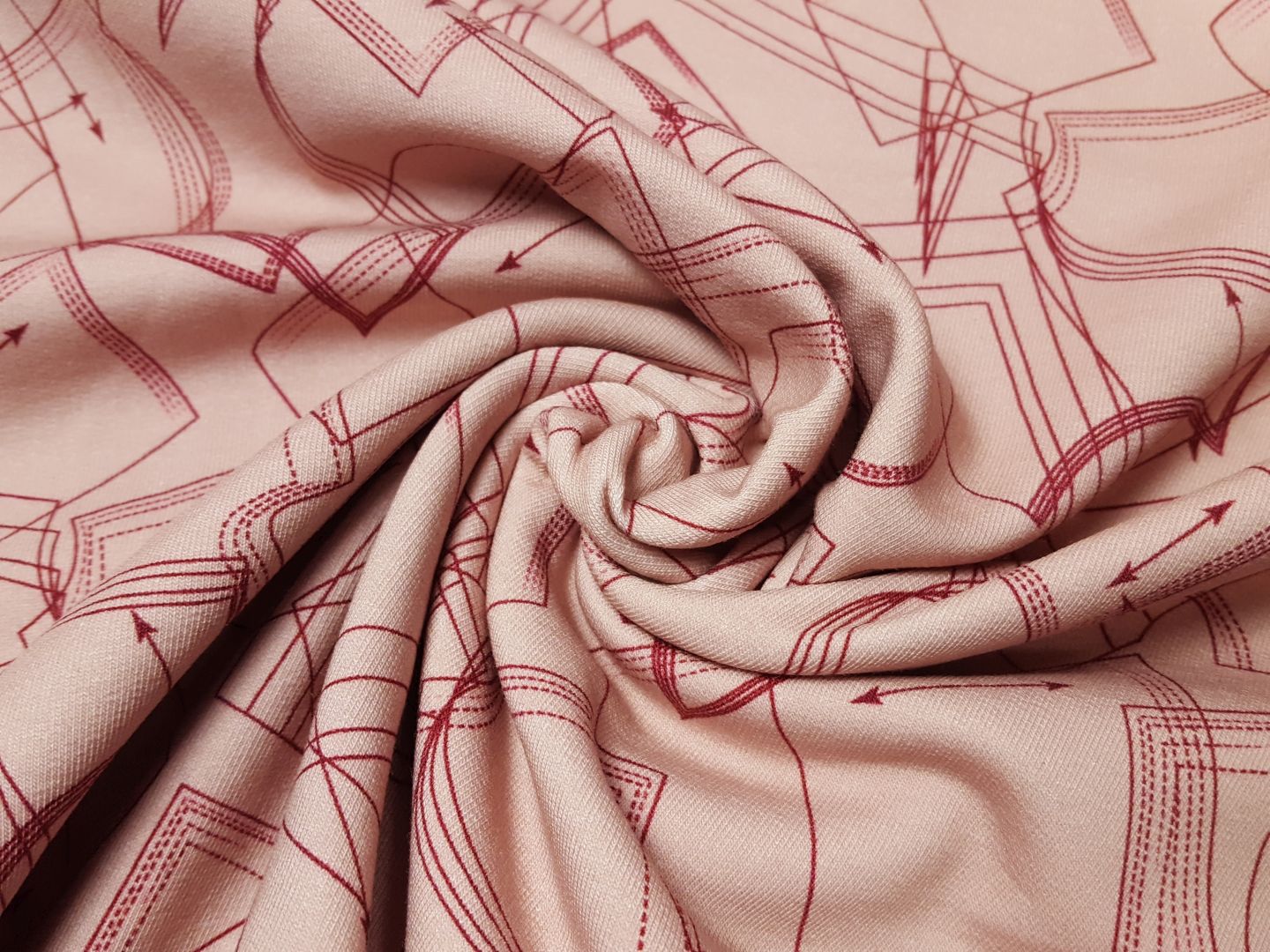 Pattern zartrosa/fuchsia
