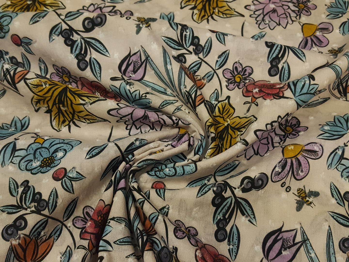 Peace beige/bunt