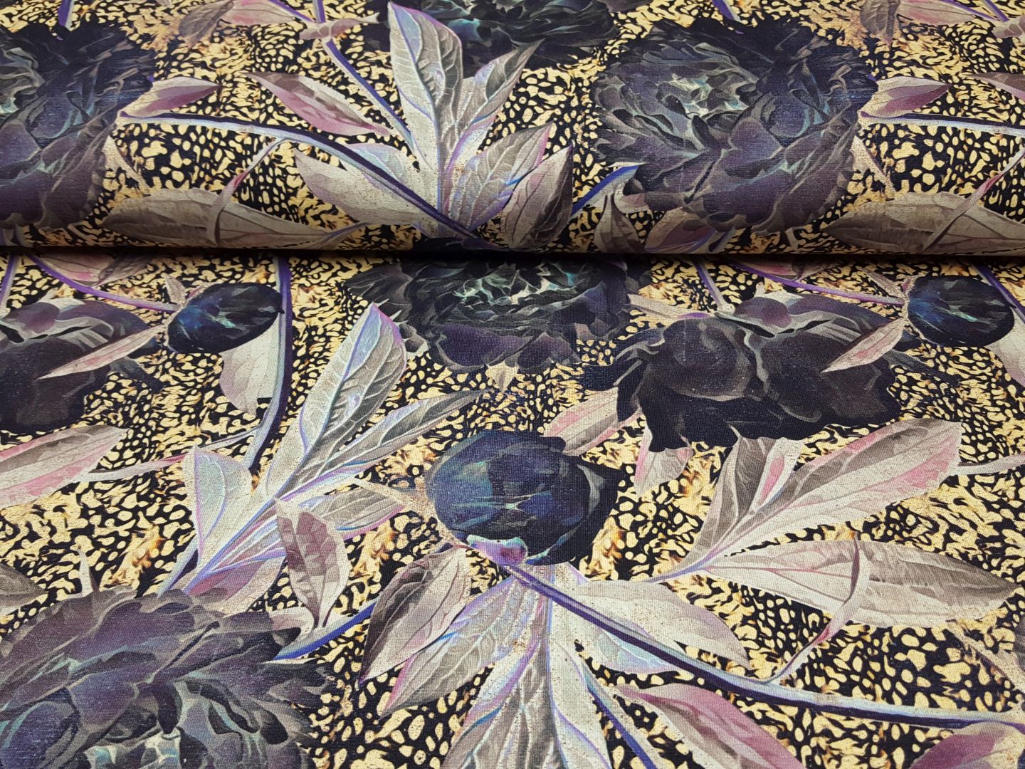 Einzelstück Peony violett/vanille