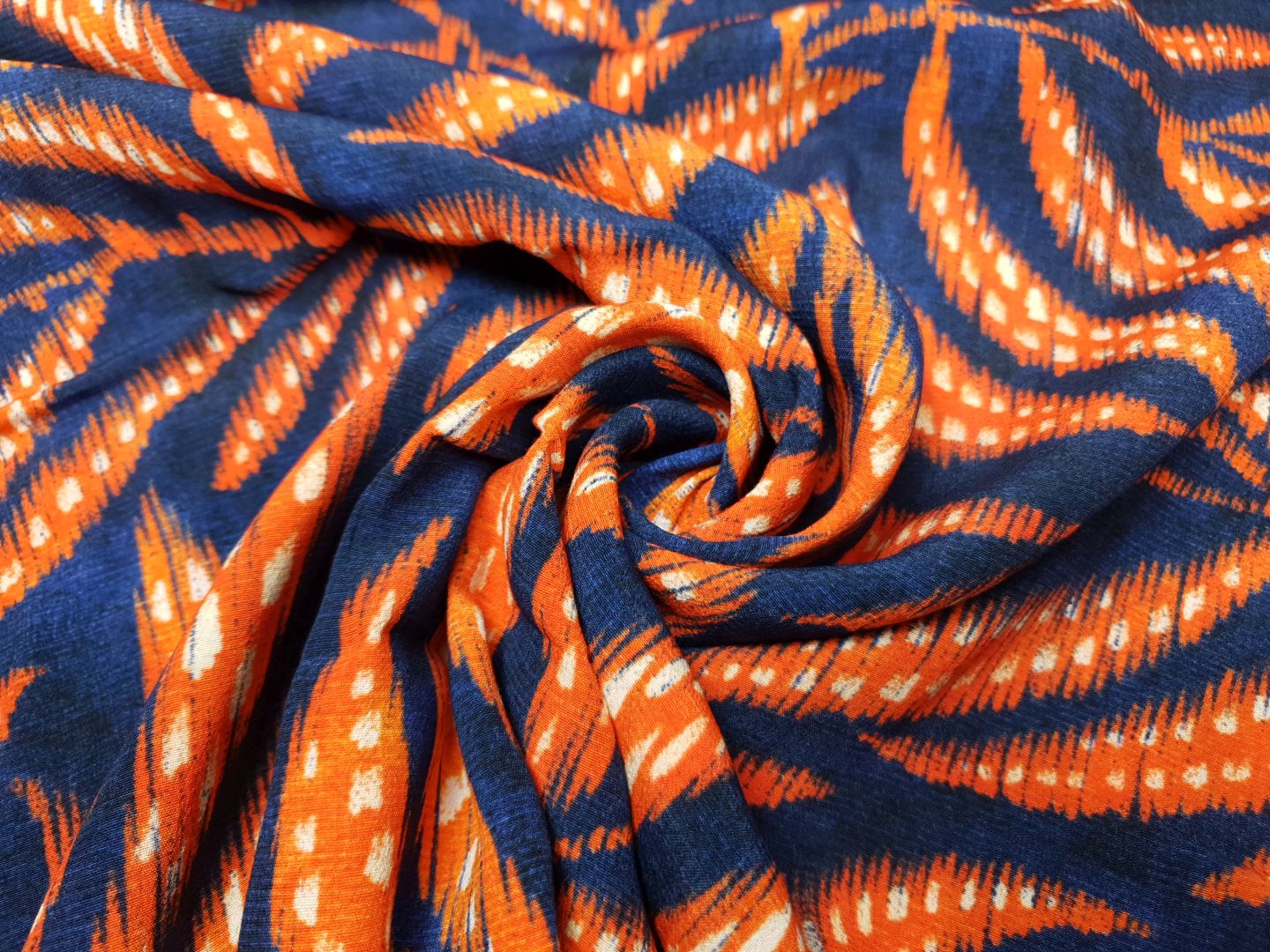 Peru jeansblau/orange