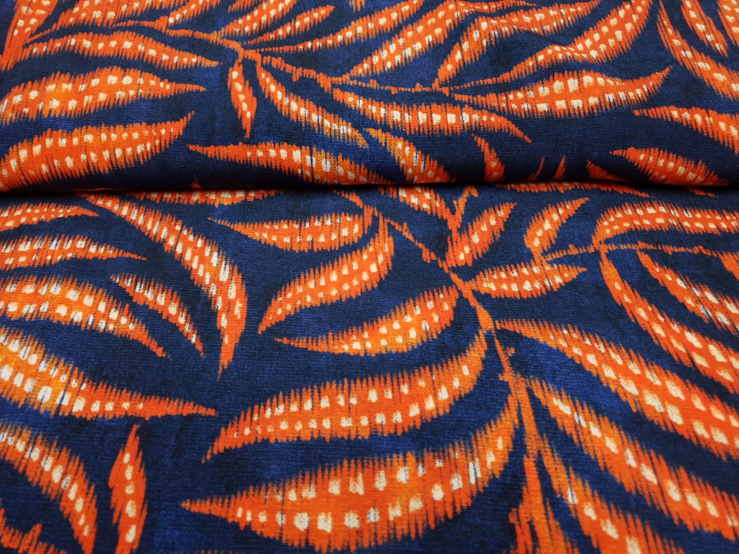 Peru jeansblau/orange
