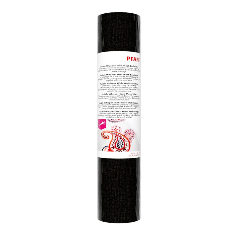 PFAFF Schneidevlies Fusible Whisper Web schwarz
