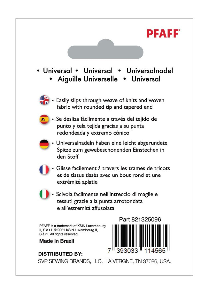 Pfaff Universal 130/705 H, 10x 80/12 Nadeln