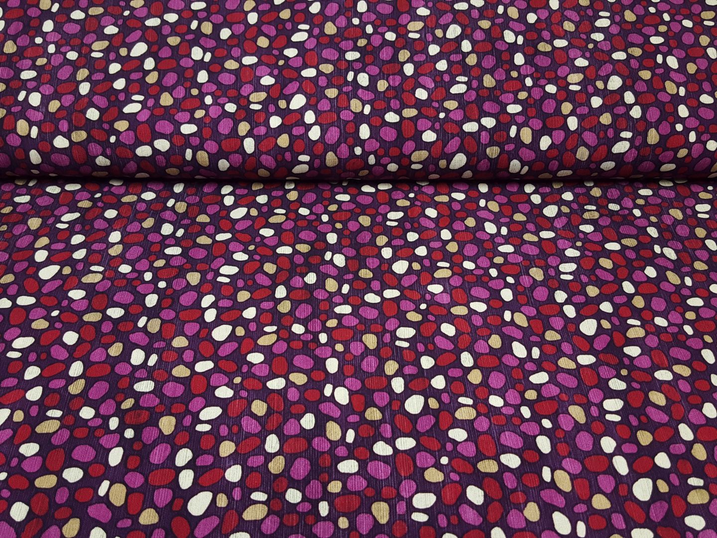 Einzelstück Pietras violett/beere/beige