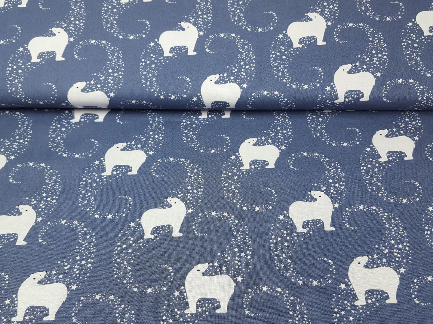 Polar Eisbär stahlblau/weiss