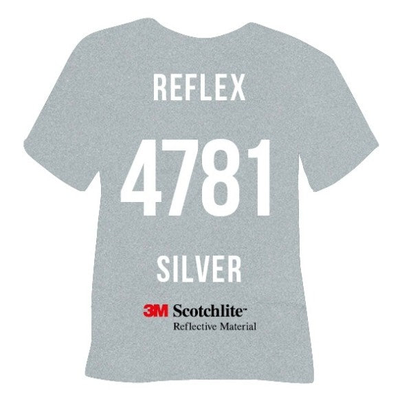 Reflektierende Flexfolie, silberfarbig