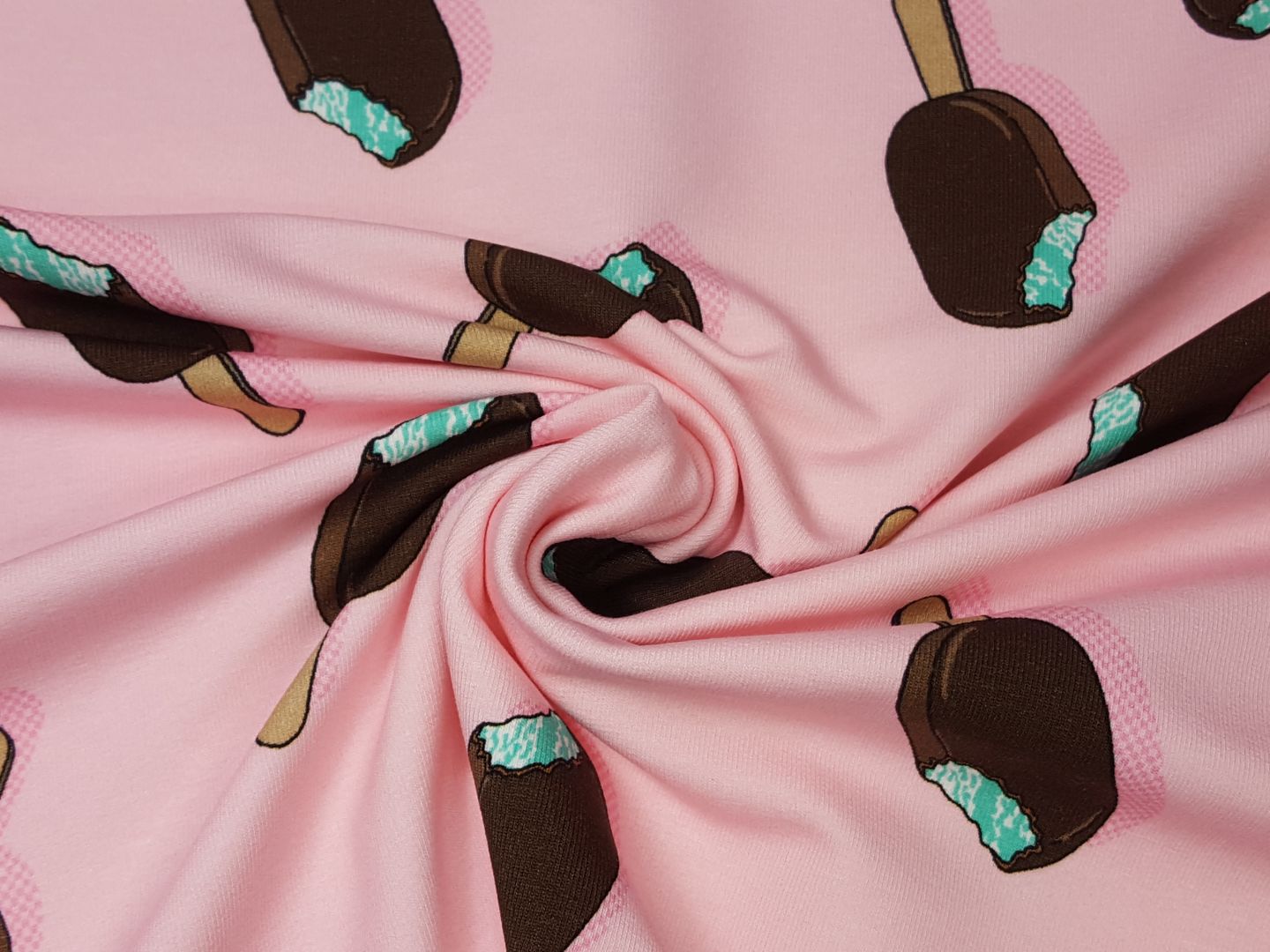 Pop Hullabaloo rosa-beige-dunkelbraun