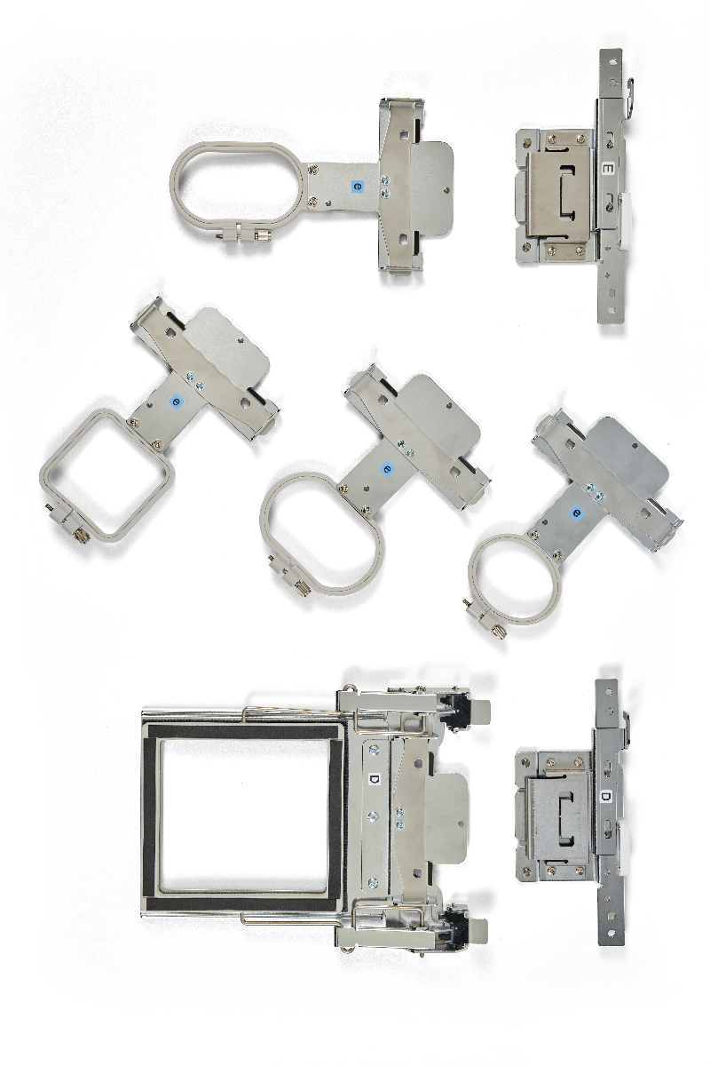 Brother PR-Monogramm-Kit mit Kompaktrahmen-Kit und Klemmrahmen-Set 100 x 100 mm