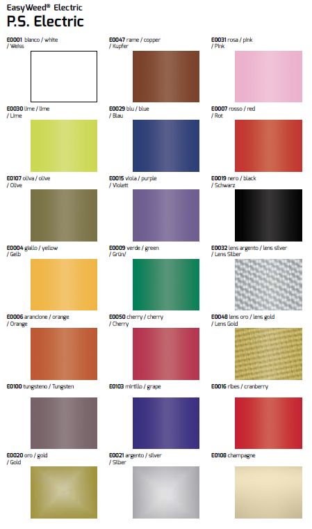 Metallisch schillernde Flexfolie