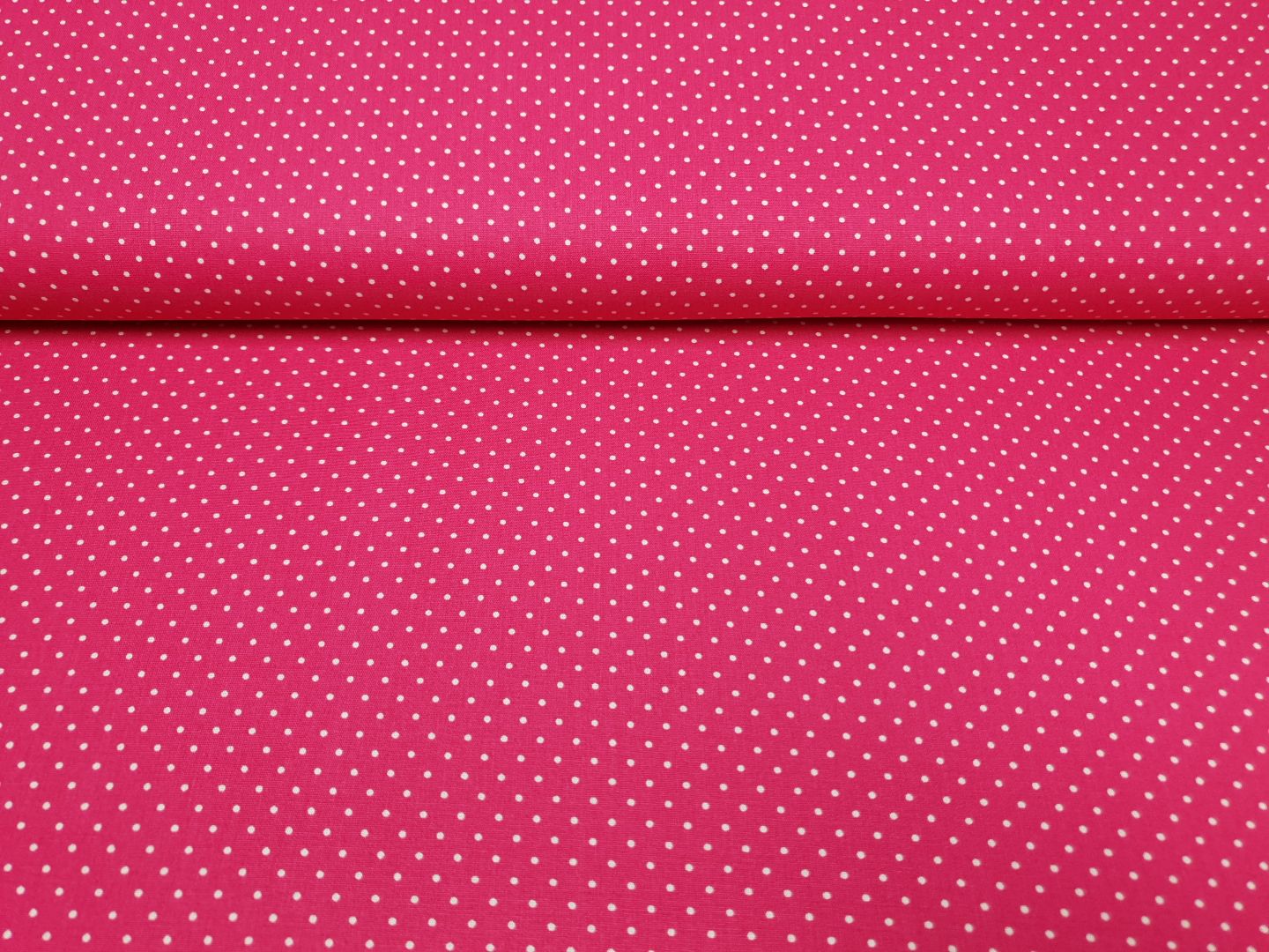 Punkte pink/weiss
