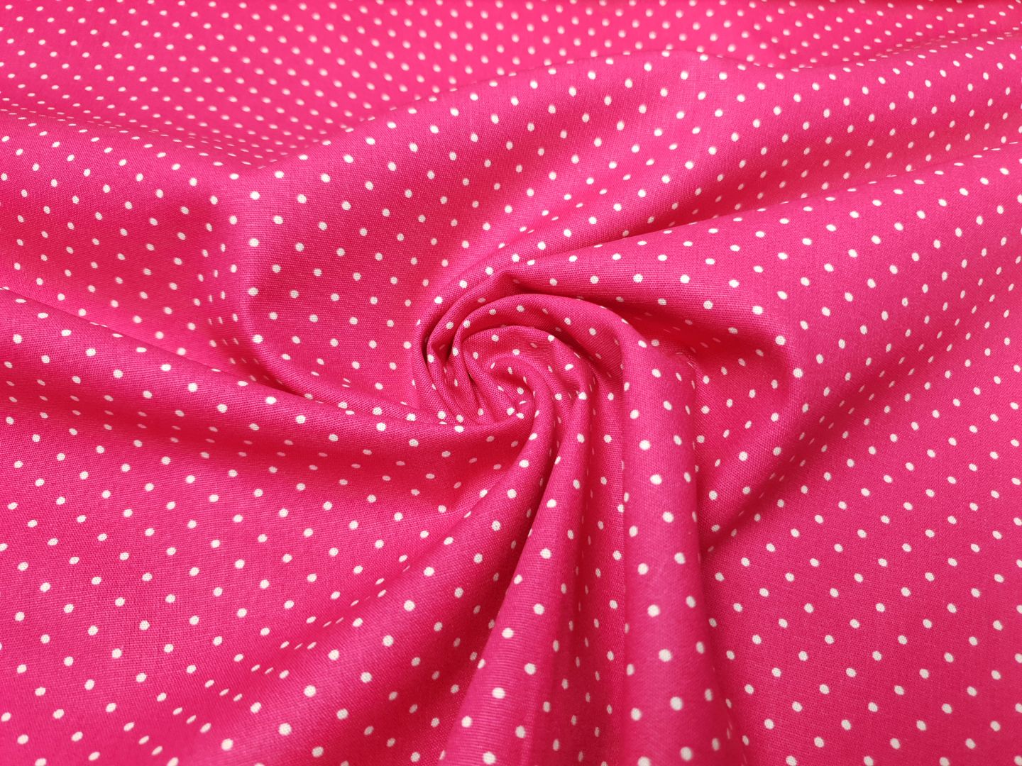 Punkte pink/weiss