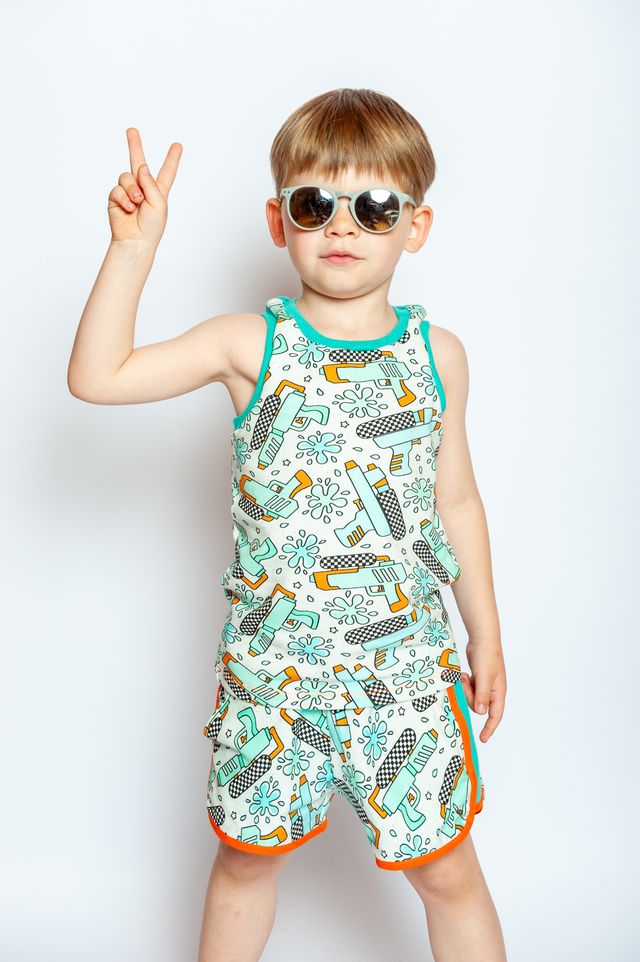 Plitsch-Platsch hellgrau/aqua/mint
