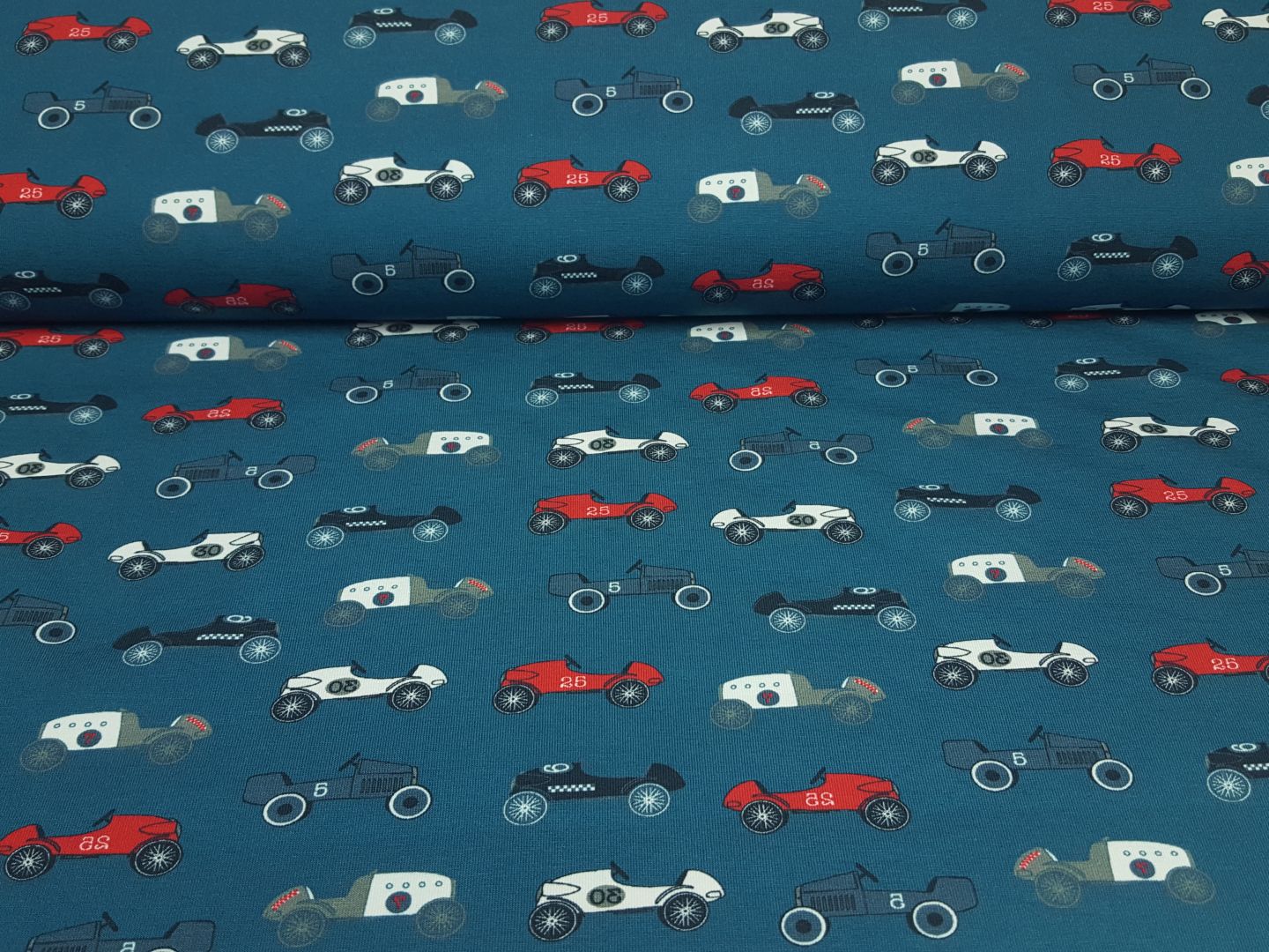 Racing Cars petrol/grau/rot