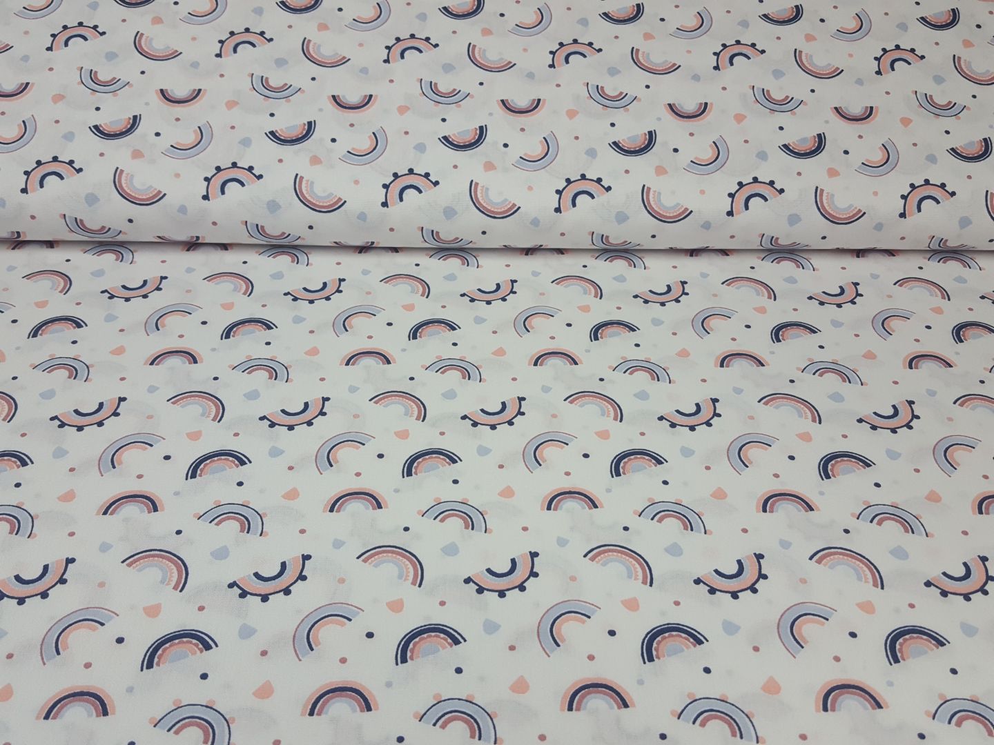Rainbow offwhite/lachs/navy