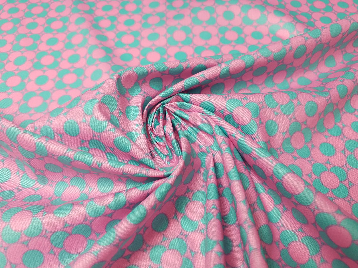 Retro Abstract rosa/mint