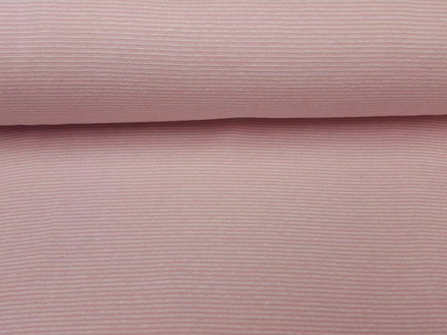Ringelbündchen rosa/weiss
