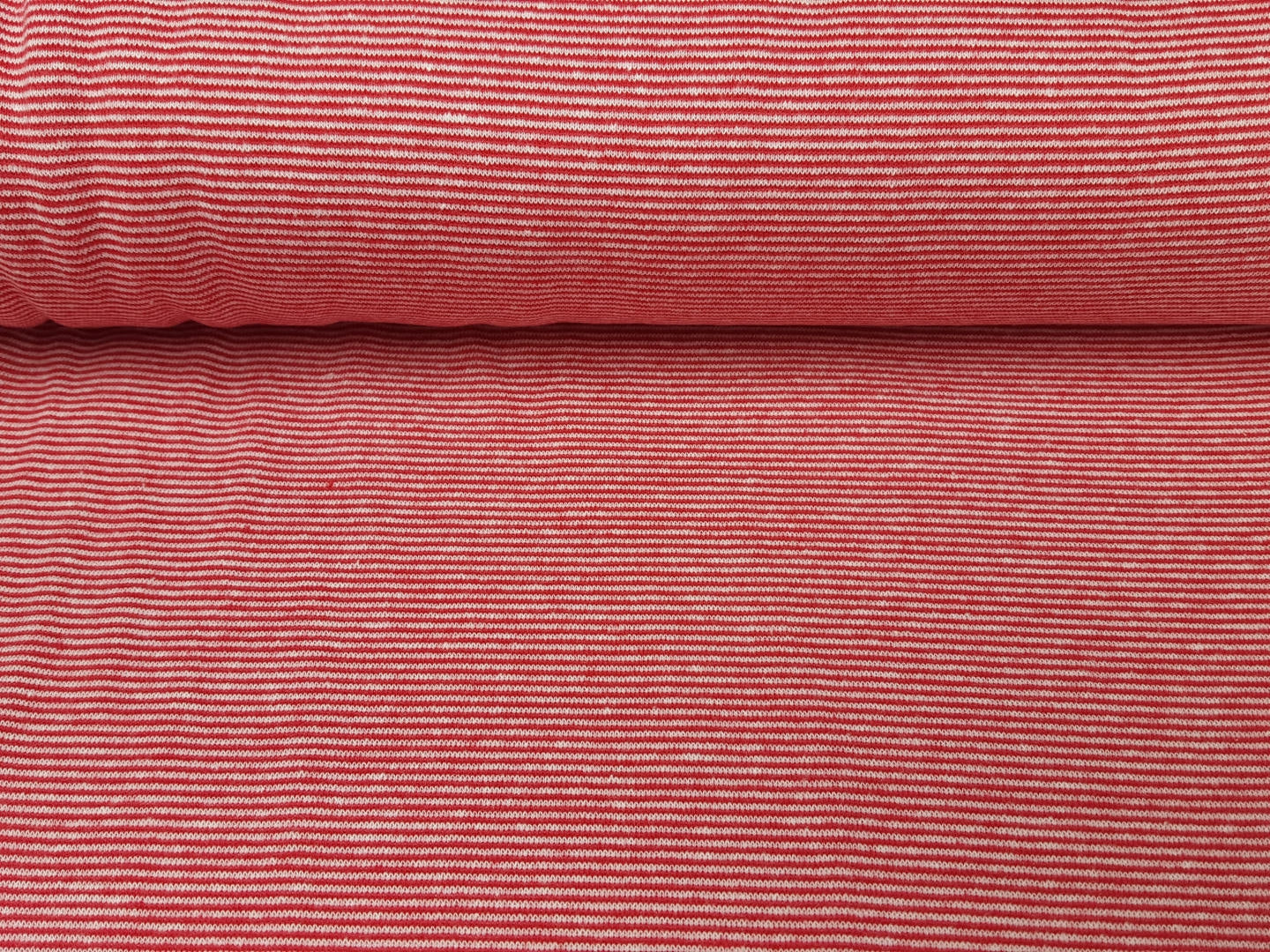 Ringelbündchen rot/weiss