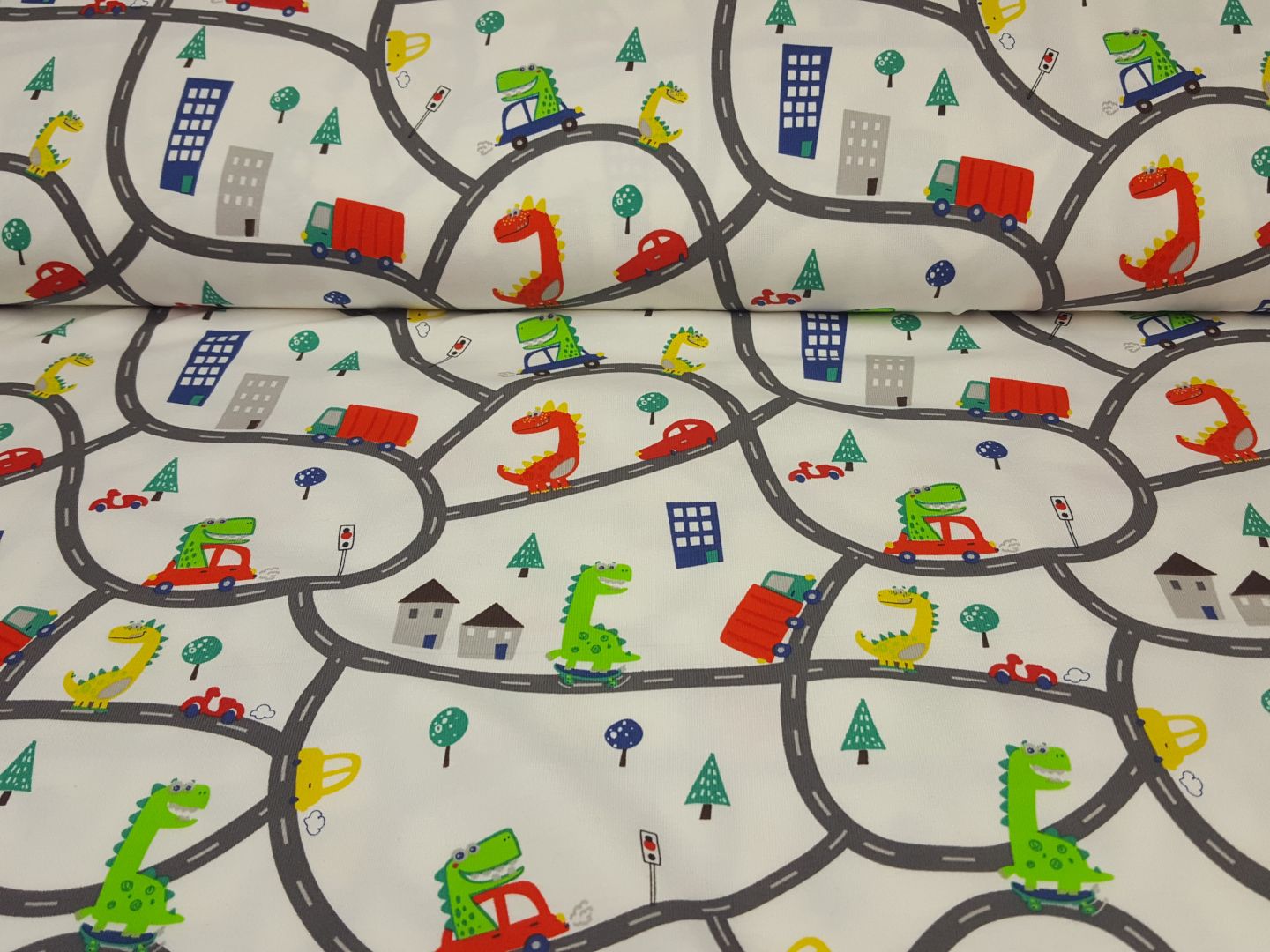 Road Map Dino offwhite/bunt