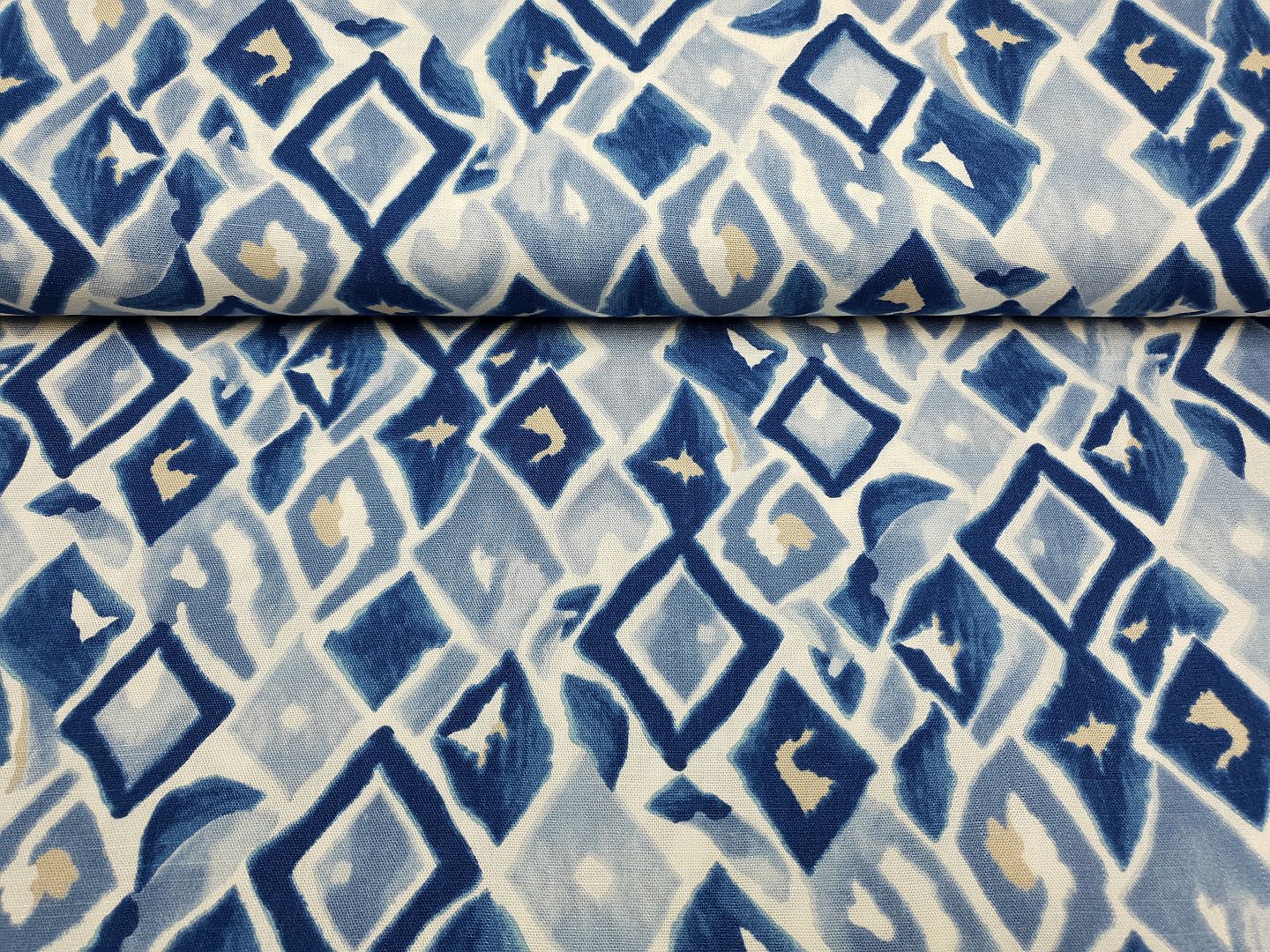 Ronja offwhite/jeansblau/graublau