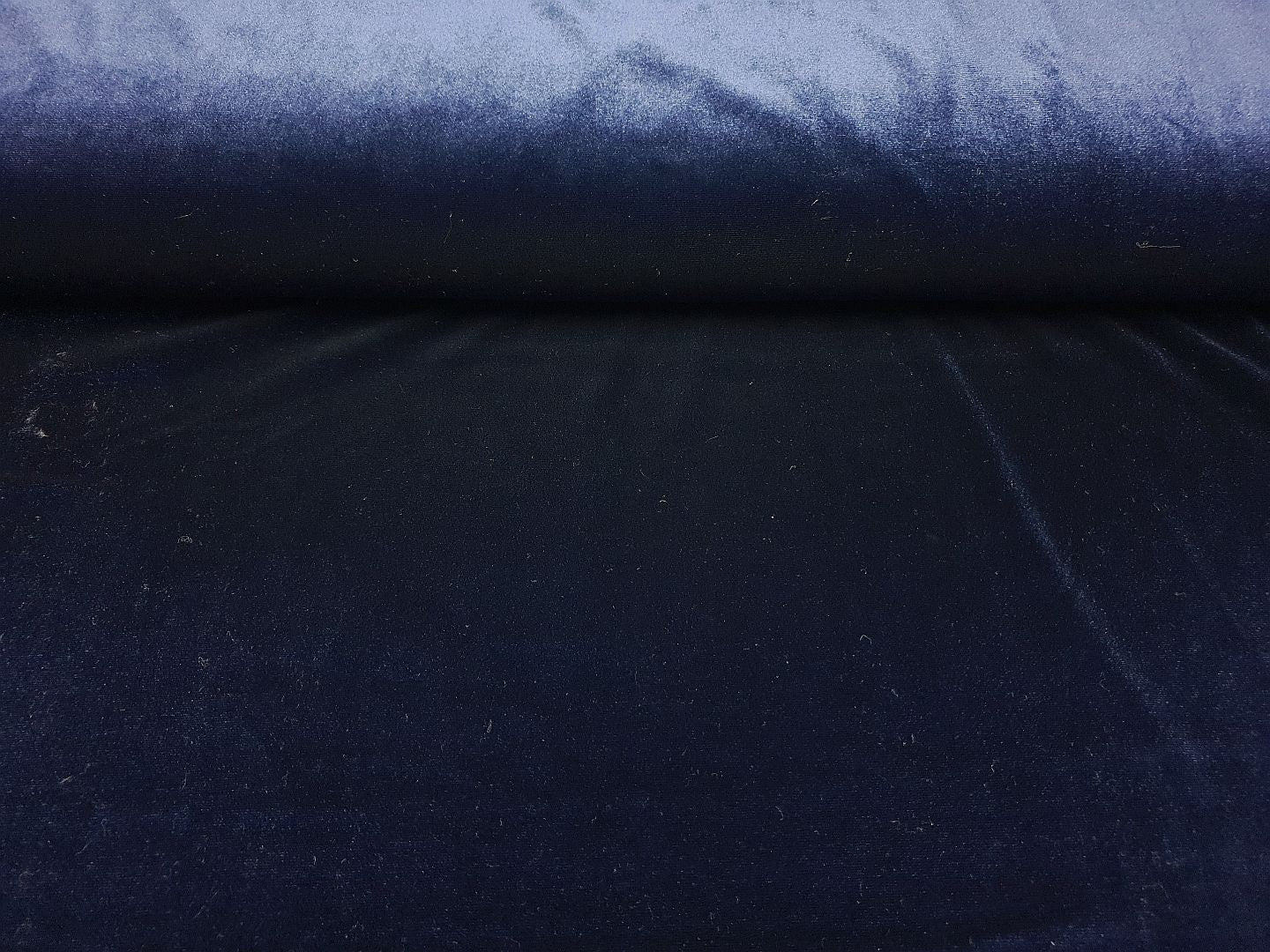 Einzelstück Samt Kitty dunkelblau