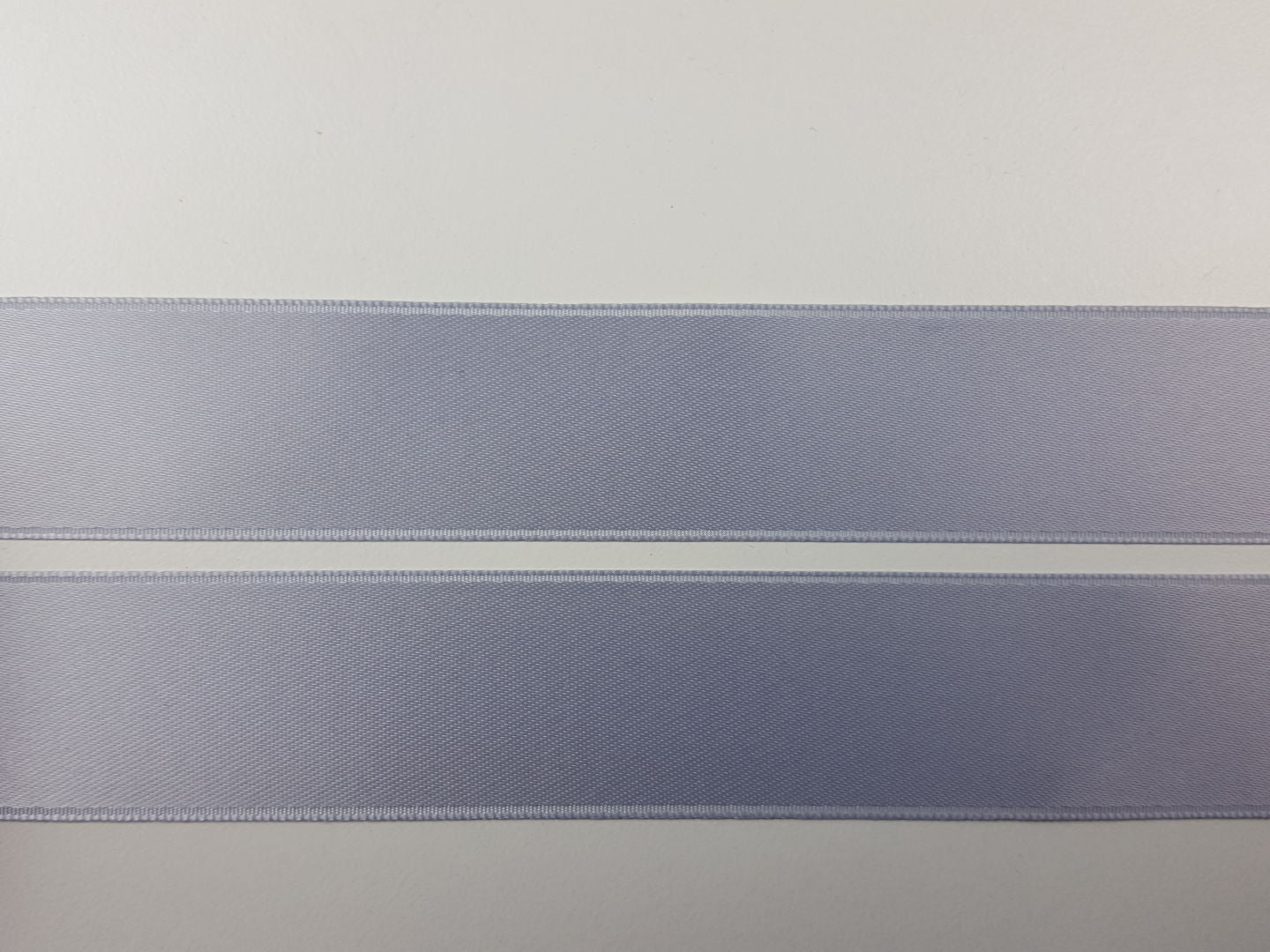Satinband 25mm doppelseitig silbergrau