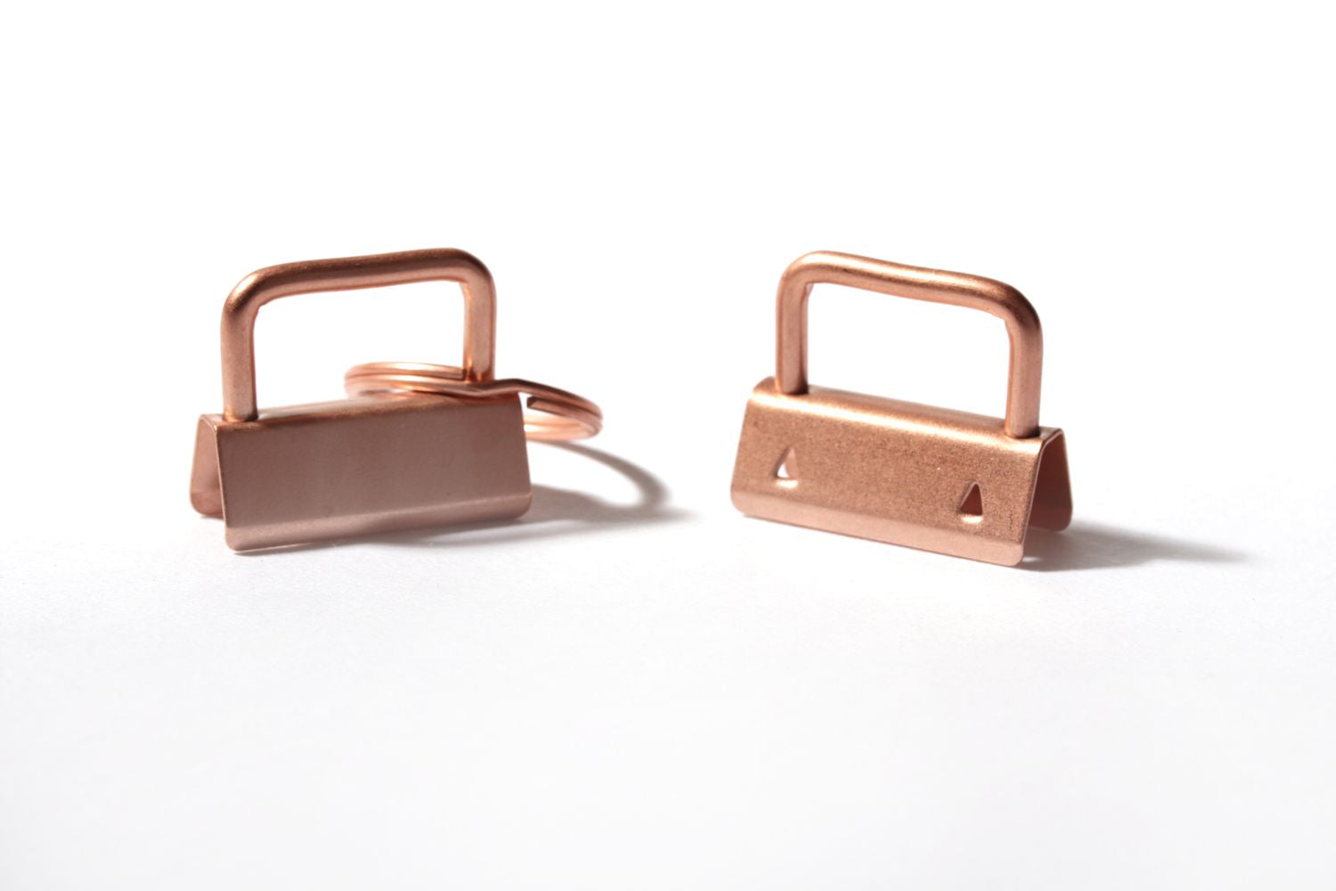 Schlüsselbandrohlinge für 30 mm Band rosegold glanz