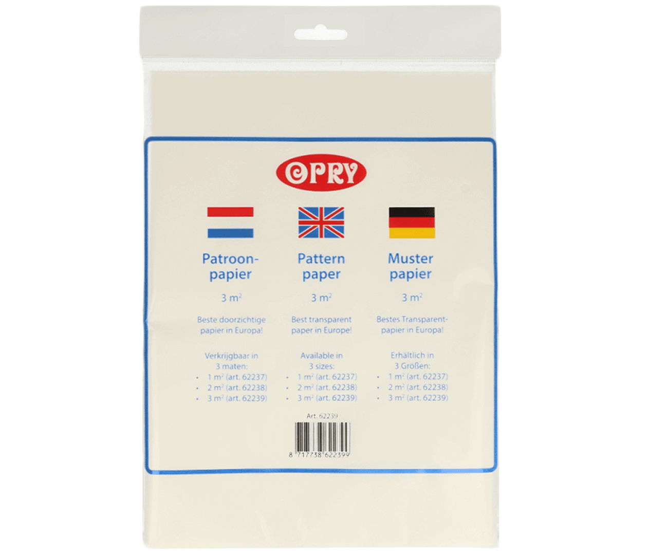 Schnittmusterpapier 3m²