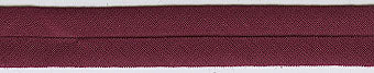 Schrägband Baumwolle bordeaux mittel Farbe 491