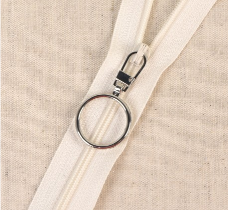 Schmuck für Zipper rund silber