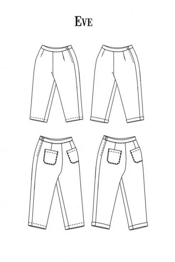 Eve Trouser Merchant & Mills Papierschnittmuster