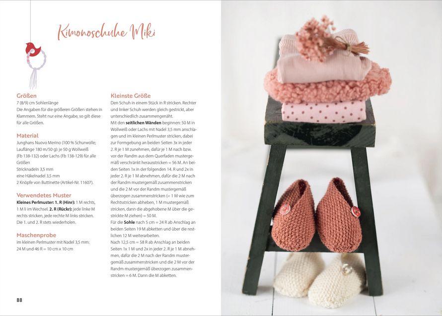 Süsse Babyschühchen stricken - Warme Schühchen für kleine Füße
