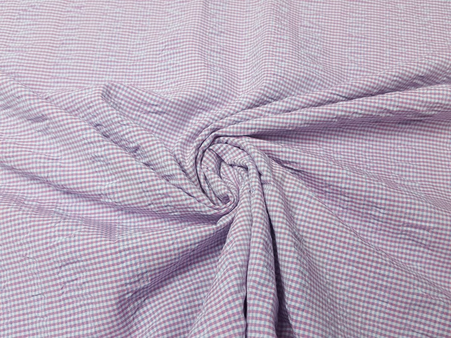 Seersucker pink/hellblau/offwhite