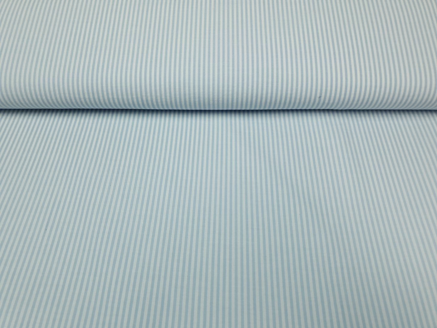Seersucker Stripes hellblau/weiss