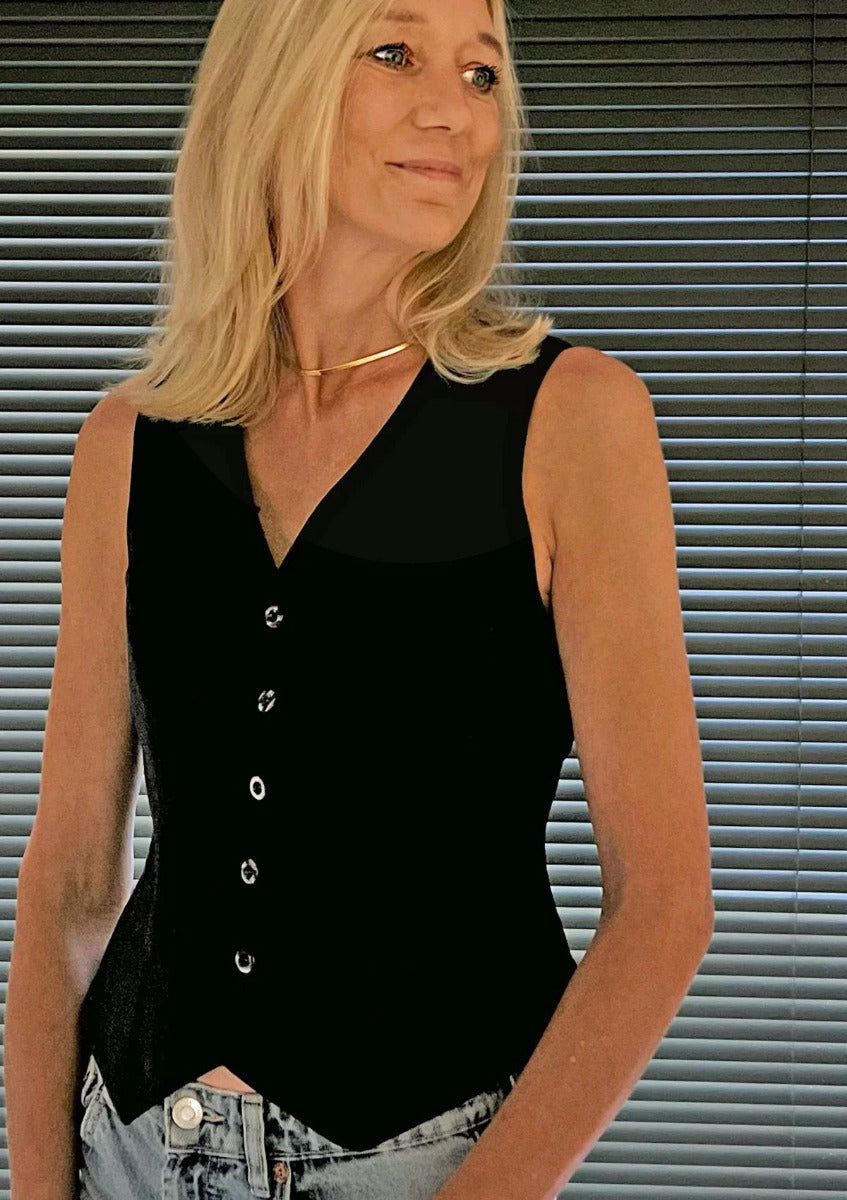 Weste Noelle Damen, Ki-ba-doo Papierschnittmuster