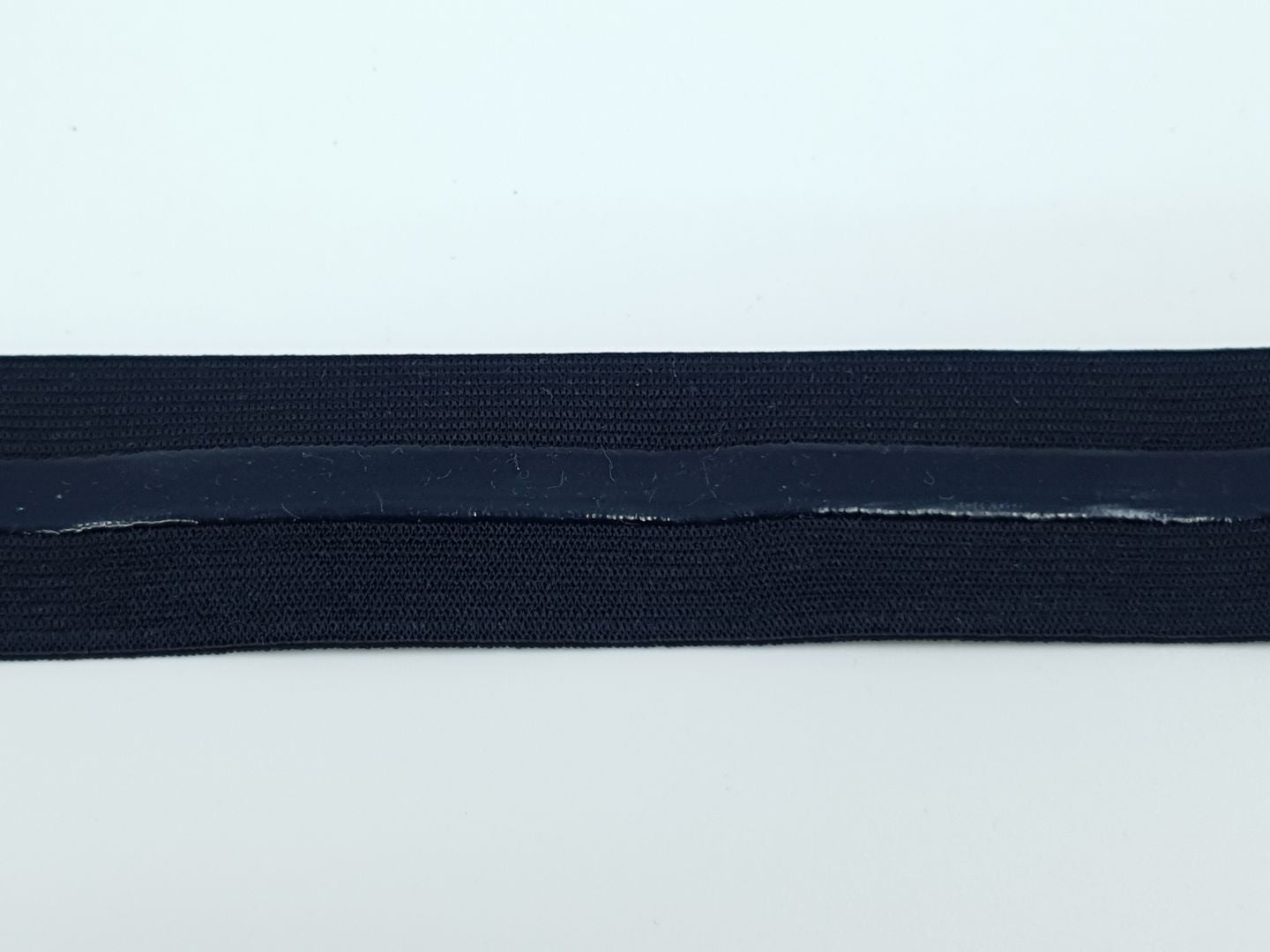Elastic/Silikon Band weich 25mm schwarz