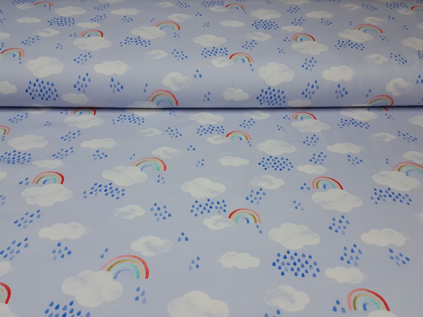 Sky Rainbow hellblau/bunt