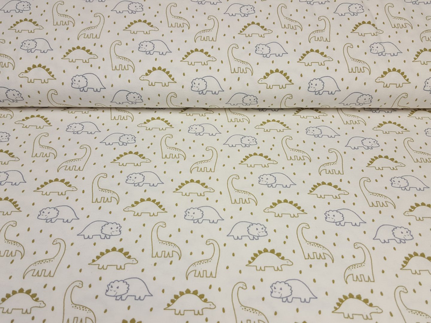 Sleepy Dinosaurs offwhite/stahlblau/khaki