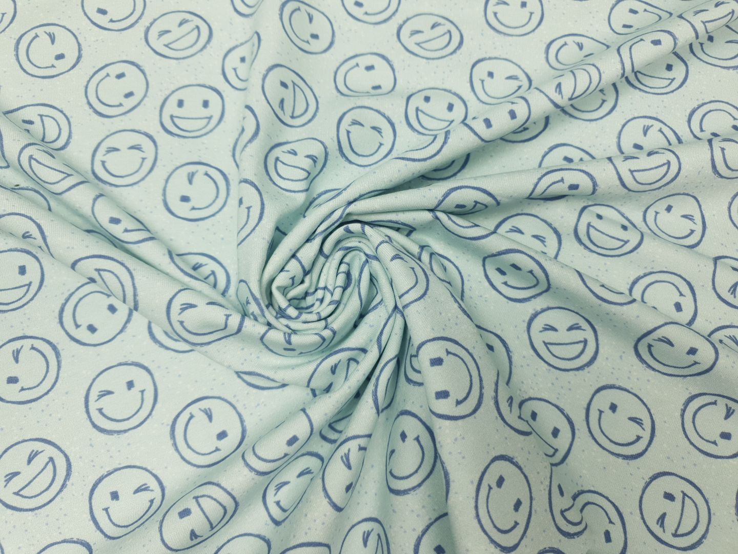 Smilie mint/denim