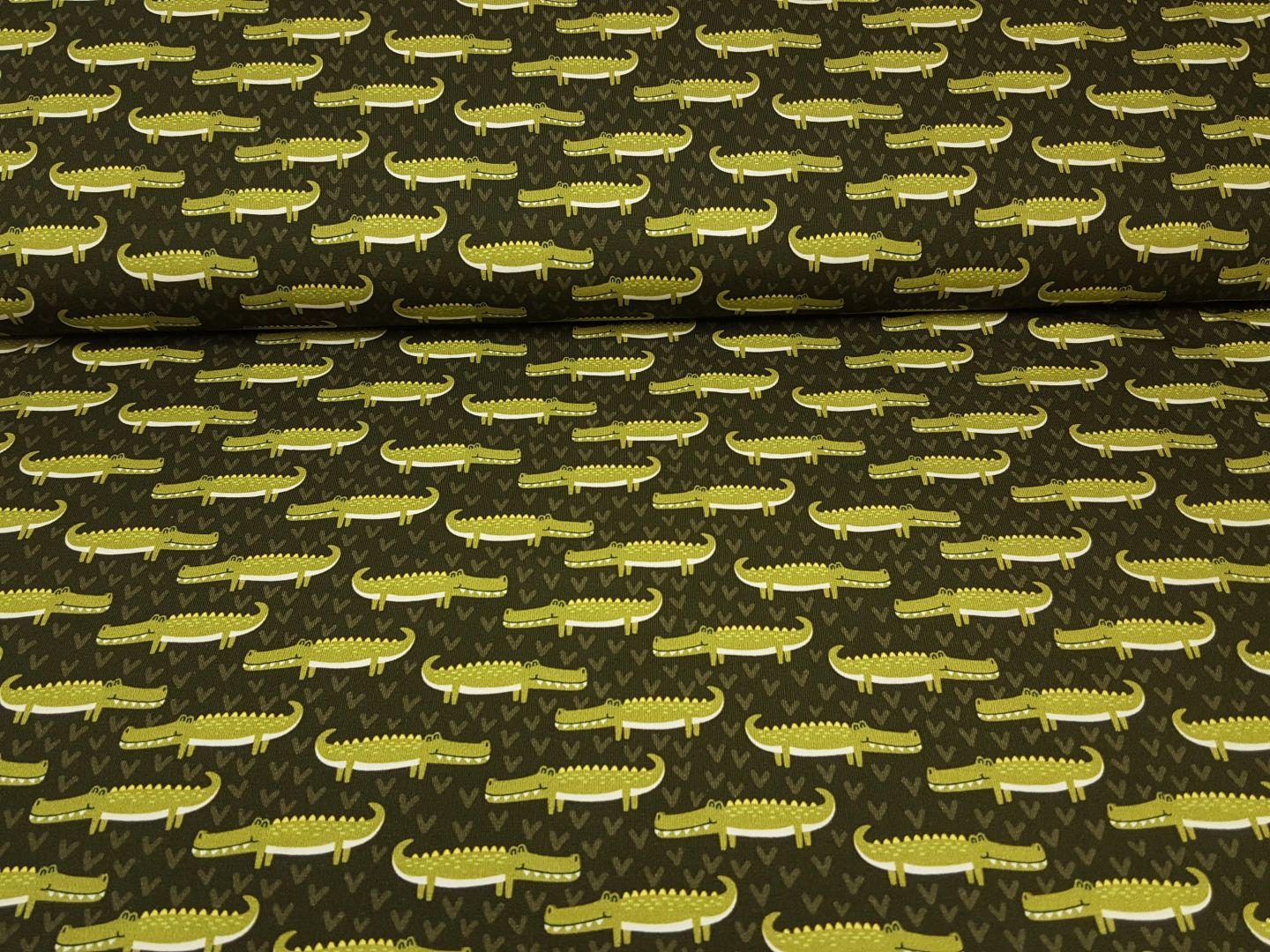 Smiling Crocodile army/grasgrün