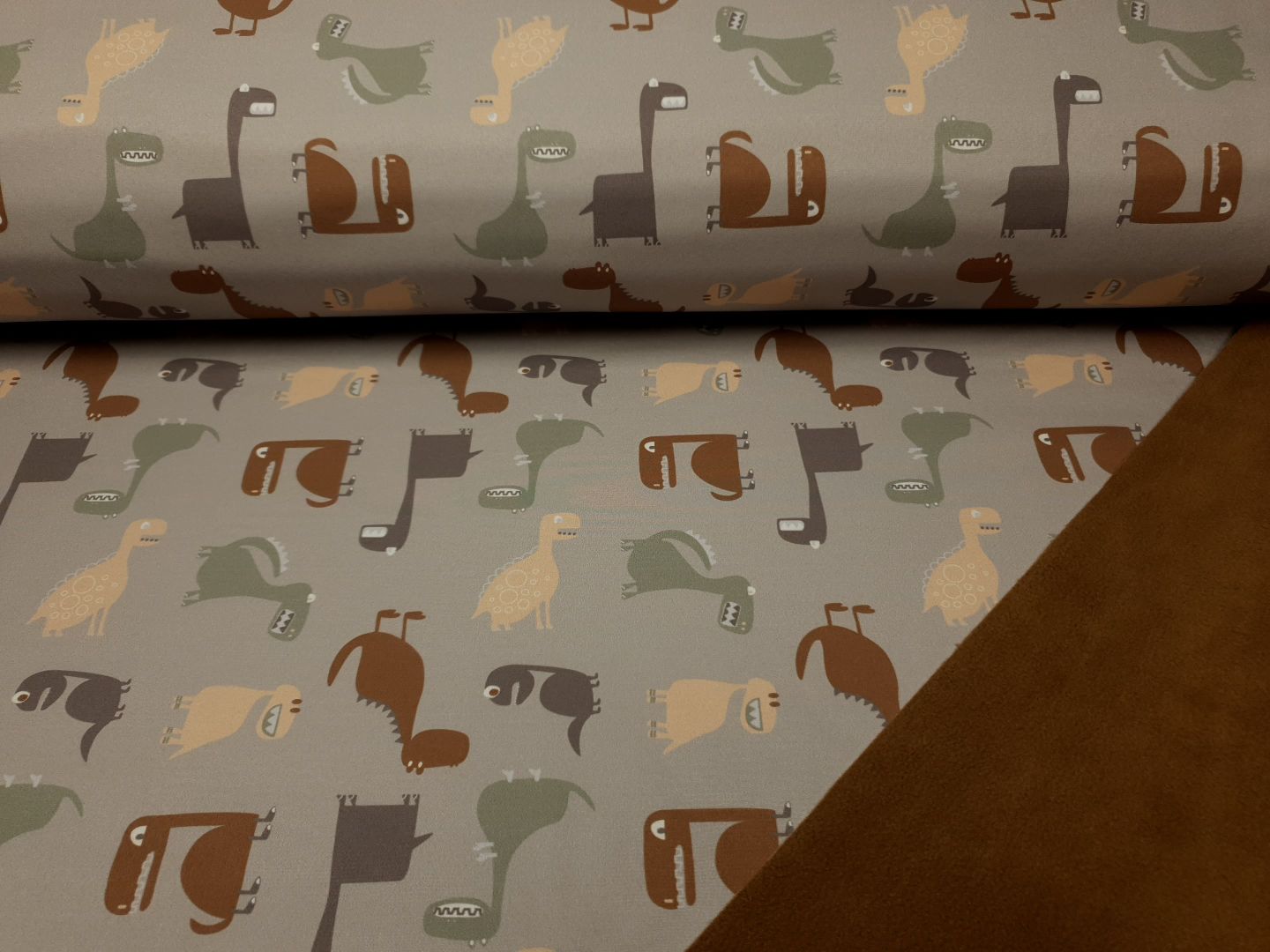 Softshell Dinos sand/khaki/rost