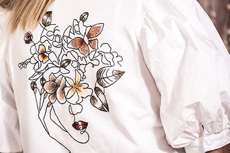 Vlieseline Solufix, wasserlösliches und selbstklebendes Stickvlies